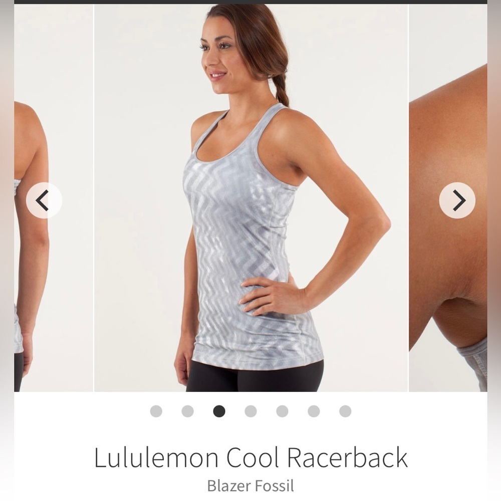 Lululemon Cool Racerback Blazer Fossil gray size 4-see measurements in photos